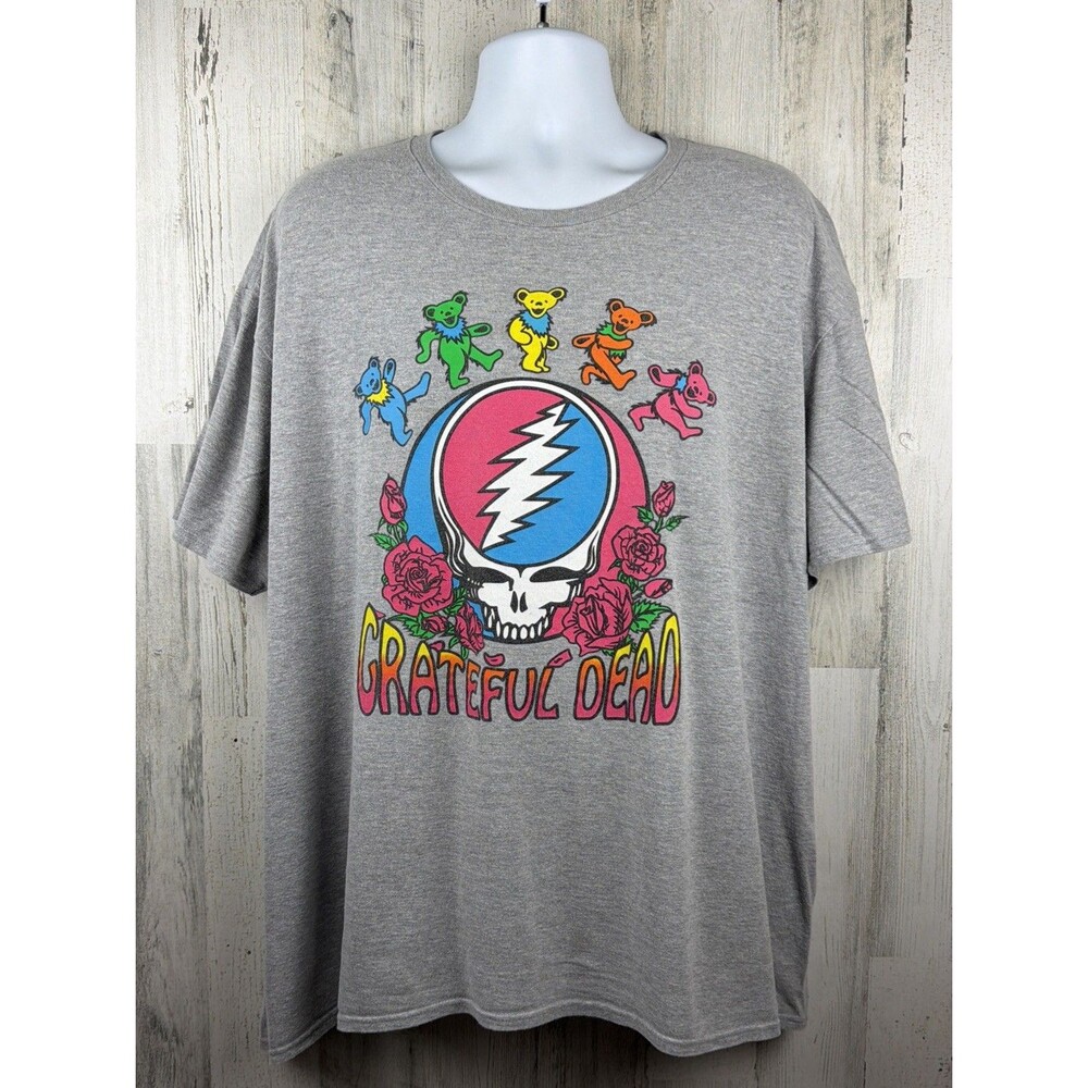 Grateful Dead Dancing Bears Ripple Junction T-Shirt 3XL (28”x30”)